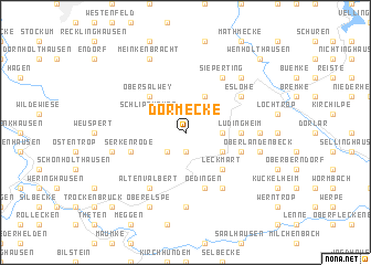 map of Dormecke