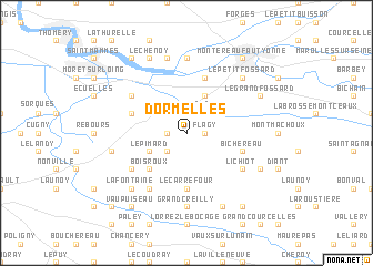 map of Dormelles