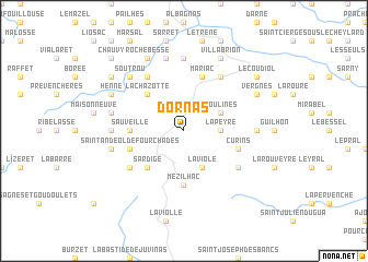 map of Dornas