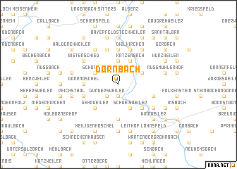 map of Dörnbach