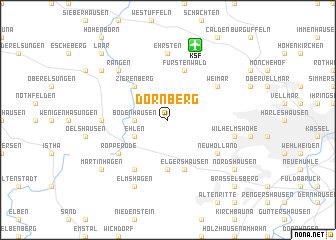 map of Dörnberg