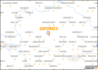map of Dornbock