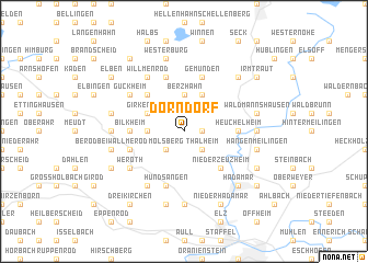 map of Dorndorf