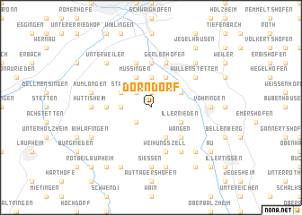 map of Dorndorf