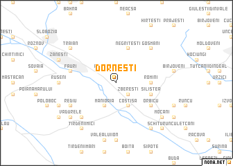 map of Dorneşti