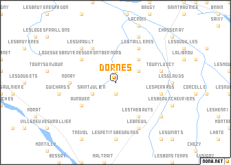 map of Dornes