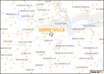 map of Dorneyville