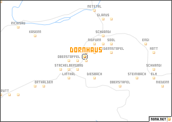 map of Dornhaus