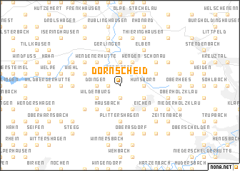 map of Dörnscheid