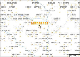 map of Dornstadt