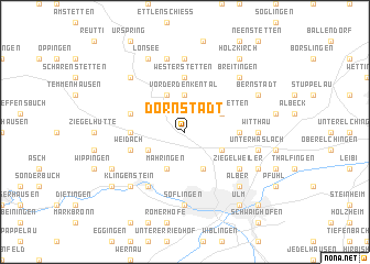 map of Dornstadt