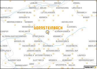 map of Dörnsteinbach