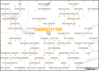 map of Dornstetten