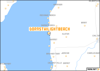 map of Dorns Twilight Beach