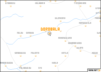 map of Dorobala