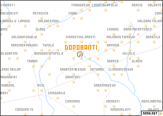map of Dorobanţi