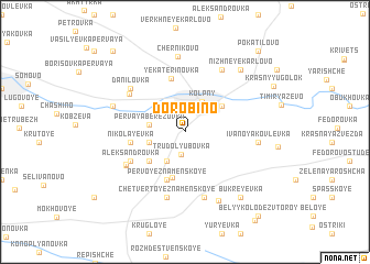 map of Dorobino