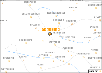 map of Dorobino