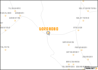 map of Dorobobo