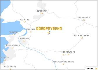 map of Dorofeyevka