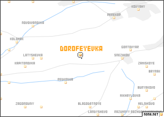 map of Dorofeyevka