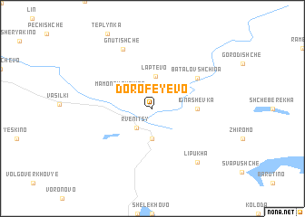 map of Dorofeyevo