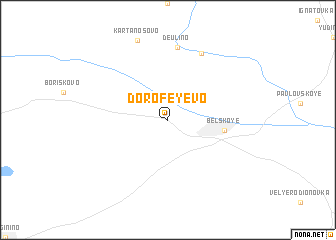 map of Dorofeyevo
