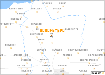 map of Dorofeyevo