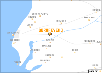 map of Dorofeyevo