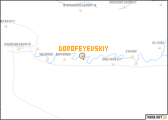 map of Dorofeyevskiy