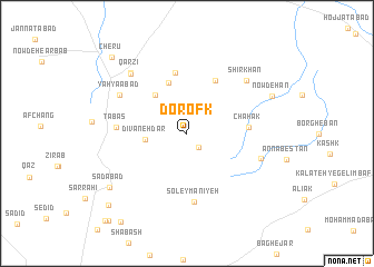 map of Dorofk