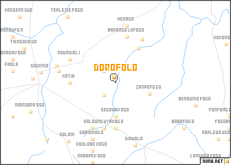 map of Dorofolo