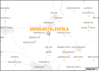 map of Dorogiás-Telekföld