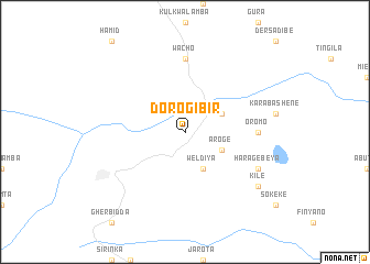 map of Doro Gibir