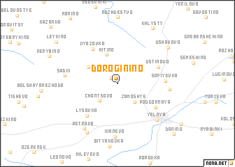 map of Doroginino