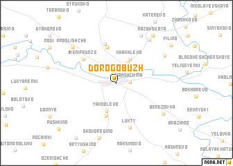 map of Dorogobuzh