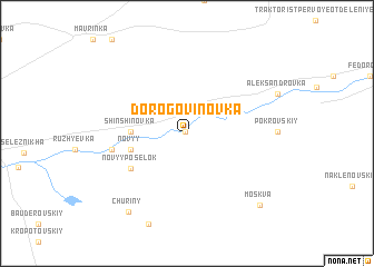 map of Dorogovinovka