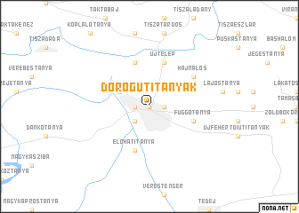 map of Dorog Úti Tanyák