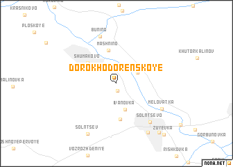map of Dorokho-Dorenskoye