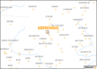 map of Dorokhovo