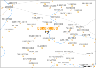 map of Dorokhovo