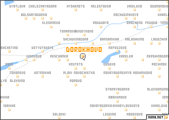 map of Dorokhovo