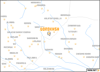 map of Dorokhsh