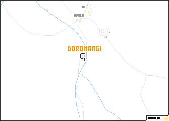 map of Doro Mangi