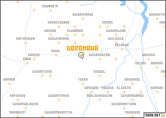 map of Doromawa