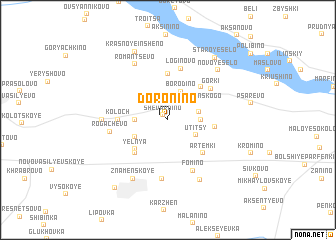 map of Doronino