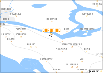 map of Doronino