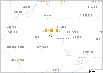 map of Doronino