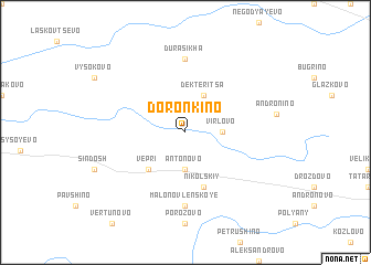 map of Doronkino