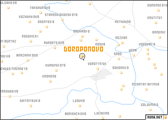 map of Doroponovo